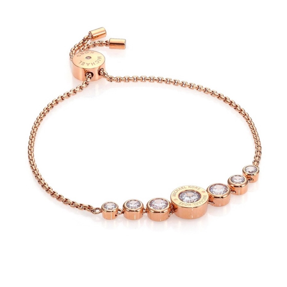 Michael Kors gold tennis bracelet